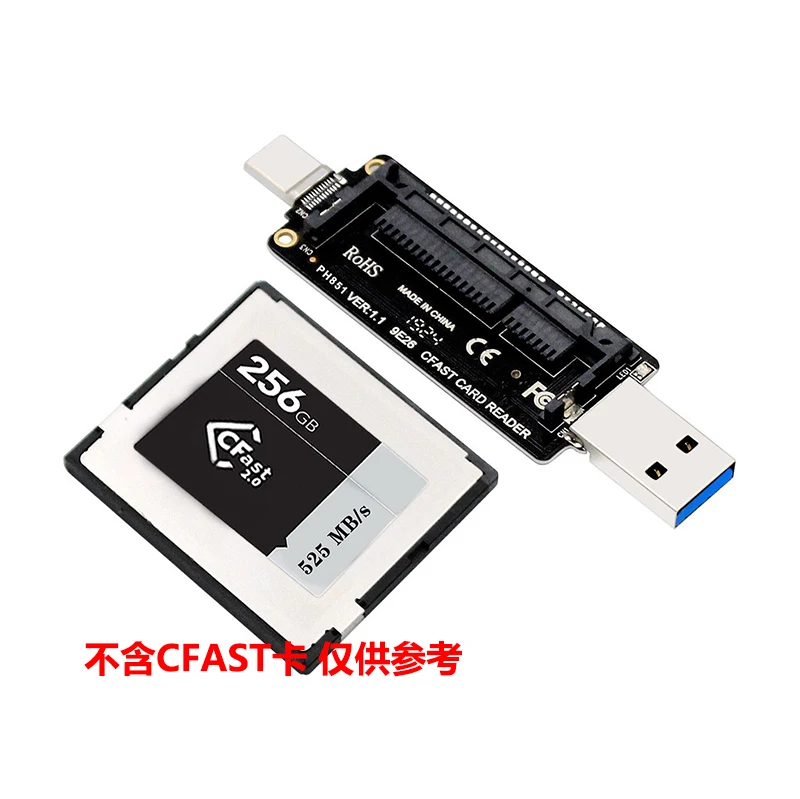Lector de tarjetas USB 2,0 tipo C a CFAST USB2.0 OTG para Macbook portátil Notebook PC para iphone CFAST de alta velocidad a tipo-c usb2.0 - imagen 2