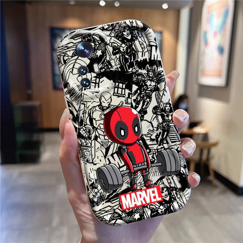 Deadpool-funda trasera de teléfono para Xiaomi Mi 14, 12, 12T, 11 Lite, Poco M6, X6, X5, X4, X3, M3, F4 Pro, GT, NFC, 5G Wave Oil - imagen 3