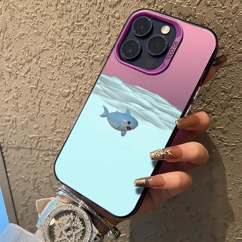 Funda de teléfono de tiburón de agua salada Y2K para Infinix Hot 9, 10, 12, 20, 30, 30i Play Smart 5, 6, 7, 8 Plus, Spark 20, 10 Pro, NOTE40, cubierta a prueba de golpes - imagen 3