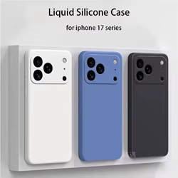 Funda Silicona Líquida iPhone 17 Pro Max – Diseño Cuadrado