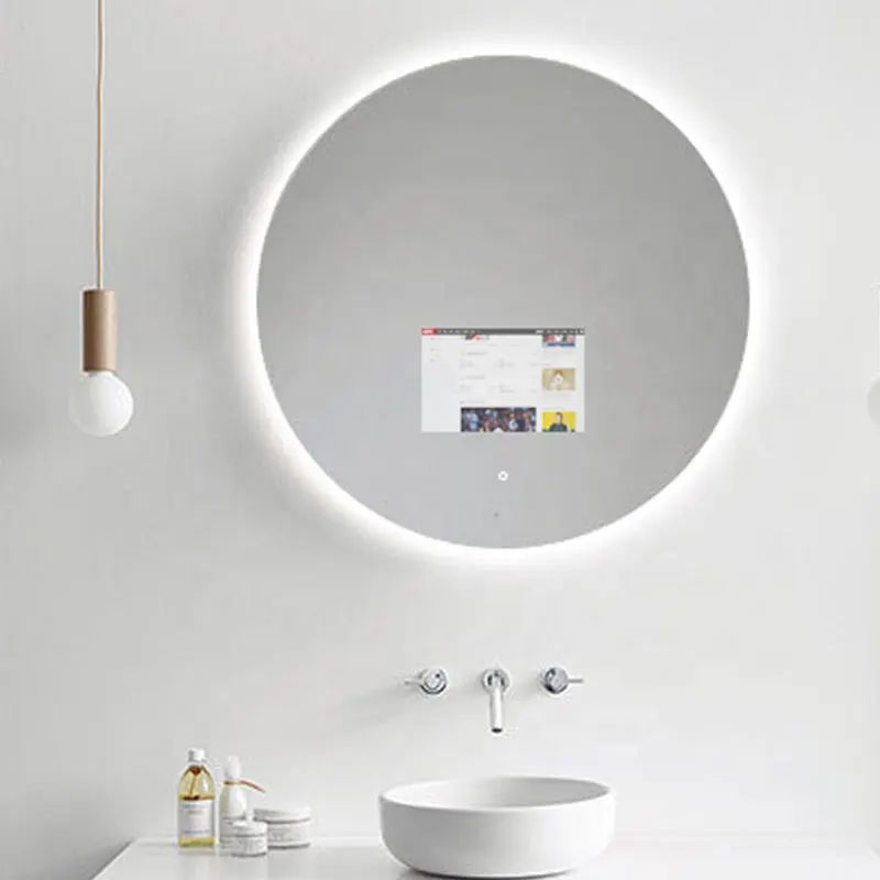 Espejo mágico elegante del maquillaje del cuarto de baño del espejo de la TV de Android de la vaidad Full HD del cuarto de baño con la luz llevada - imagen 3