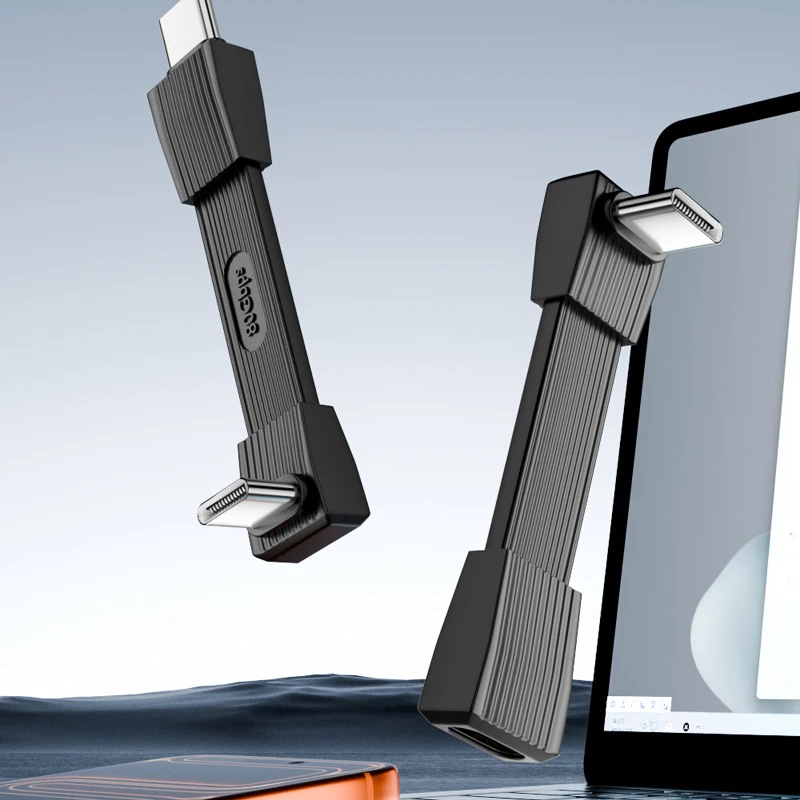 USB TYPE-C 5,0 macho/hembra 8K @ 60Hz PD 3,1 240W 48V 5A disco duro móvil 80GBPS datos Thunderbolt 5 Disolayport Audio Video Cable - imagen 2