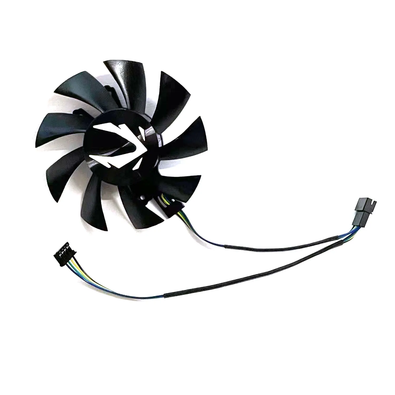 GA72S2U GA82S2H 12V 0.32A VENTILADOR de refrigeración de 4 pines para ZOTAC GAMING GeForce GTX 1660 SUPER 1660Ti ventilador de repuesto doble ZT-T16620F-10L - imagen 5