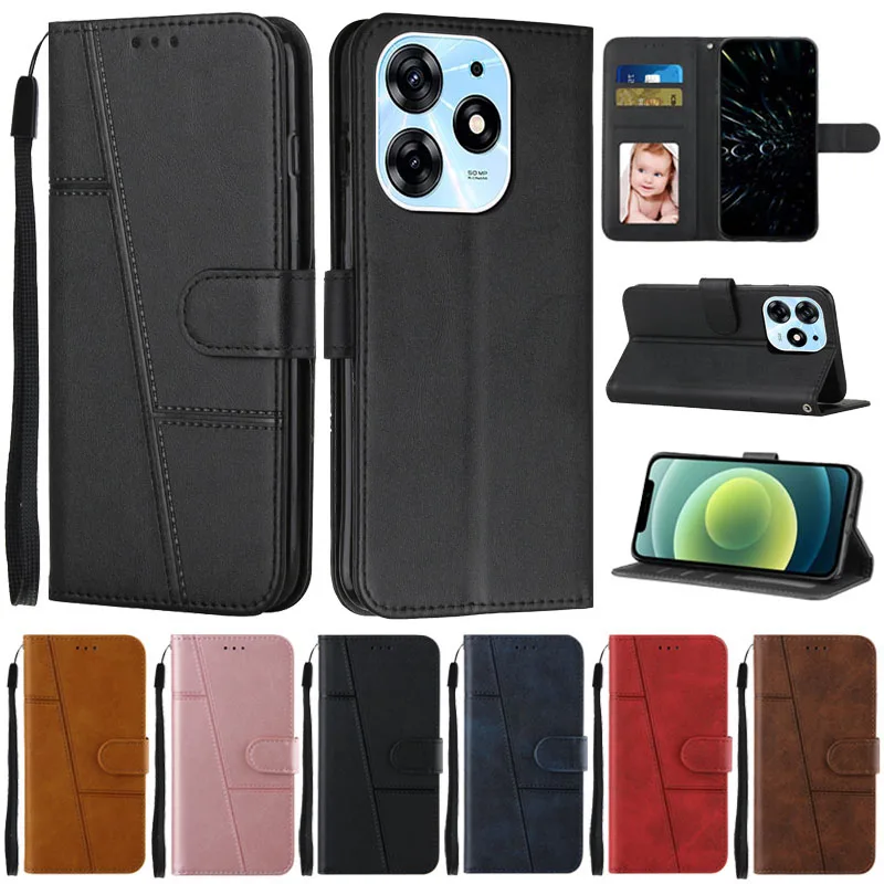 Para Tecno Spark 10 Pro Funda con tapa tipo billetera cubierta de libro para Coque Tecno Spark 10 Pro SPARK10 10C 10Pro Funda protectora para teléfono - imagen 2