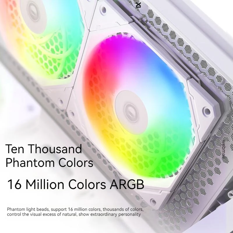 ID-COOLING NO-12015-XT ventilador de refrigeración ARGB 500-2000 RPM 15mm ventilador de PC con Control de temperatura inteligente ultradelgado para enfriador de CPU - imagen 3