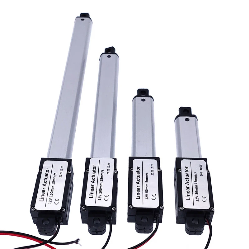 Actuador Lineal Eléctrico 12V 50mm – Fuerza 30-150N con Controlador - imagen 2