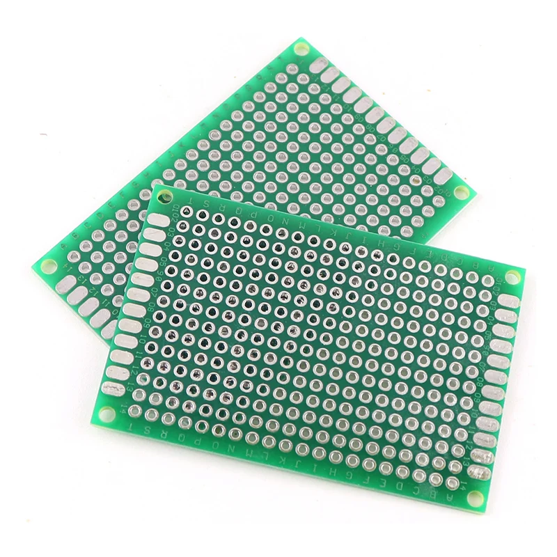Placa prototipo PCB de 5/10 Uds., placas de circuito de pulverización de estaño de doble cara verde 2x8 3x7 4x6 5x7 7x9CM, Kit electrónico DIY, envío gratis - imagen 4