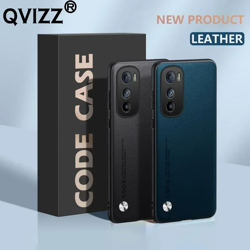 Para Motorola Moto Edge 30 funda de teléfono de cuero de lujo fibra de carbono bordes suaves esmerilados cubierta dura a prueba de golpes MotorolaMotoEdge30 - imagen 3