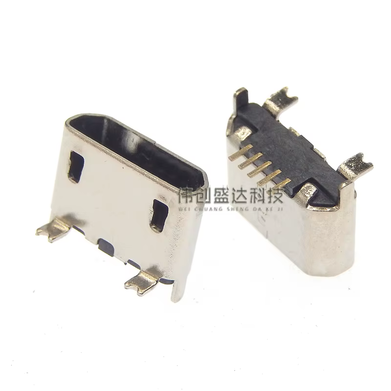 Conector Micro USB Hembra Vertical para Carga y Sincronización - imagen 5