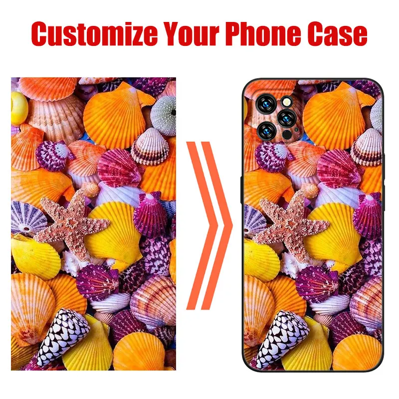 Funda de teléfono personalizada DIY para Samsung Galaxy S23, S22, S21, S20 Ultra FE, S10E, S10 Lite, S9, S8 Plus, S7, S6 Edge, cubierta negra de TPU suave - imagen 3