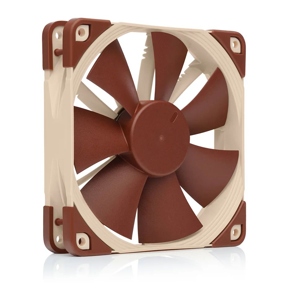 Noctua NF-F12 ventilador con cubierta de ordenador 120mm PWM amortiguación radiador silencioso para caja de escritorio CPU enfriadores de aire refrigeración - imagen 5