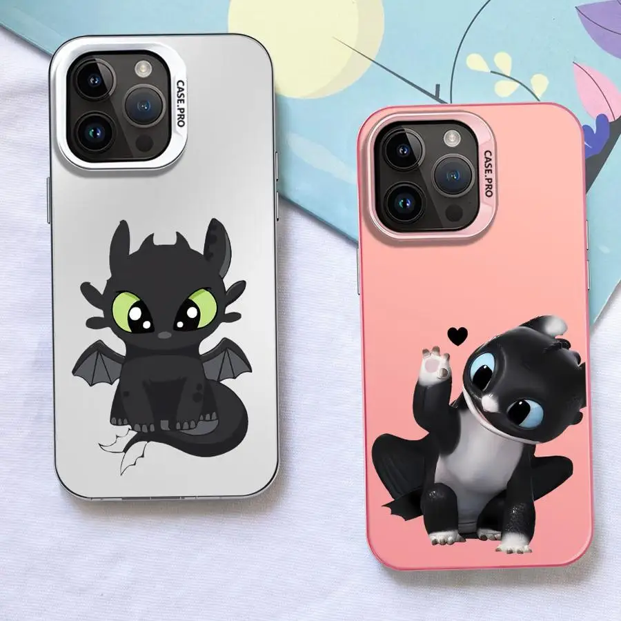 Funda trasera de teléfono con bonito dragón de dibujos animados para iPhone 16e 13 16 17 Pro Max 14 12 XS 15 Plus 17Air XR 11 - imagen 4