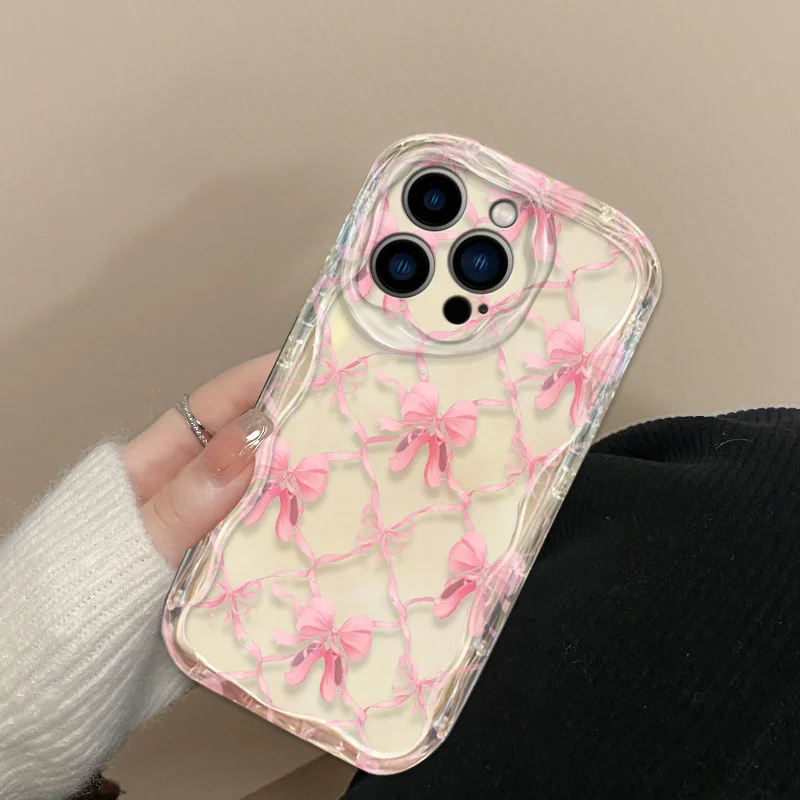 Funda de Tpu con lazo rosa Graffiti para OPPO Reno 10 5 12 11 Pro 6 7 8 4 Lite Find X3 Lite X5 X6 Pro Reno 8T 5Z 6Z 7Z 8Z - imagen 4