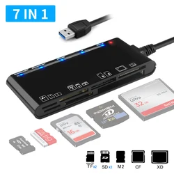 Lector Tarjetas USB 3.0 Multiformato – SD CF MicroSD XD MS