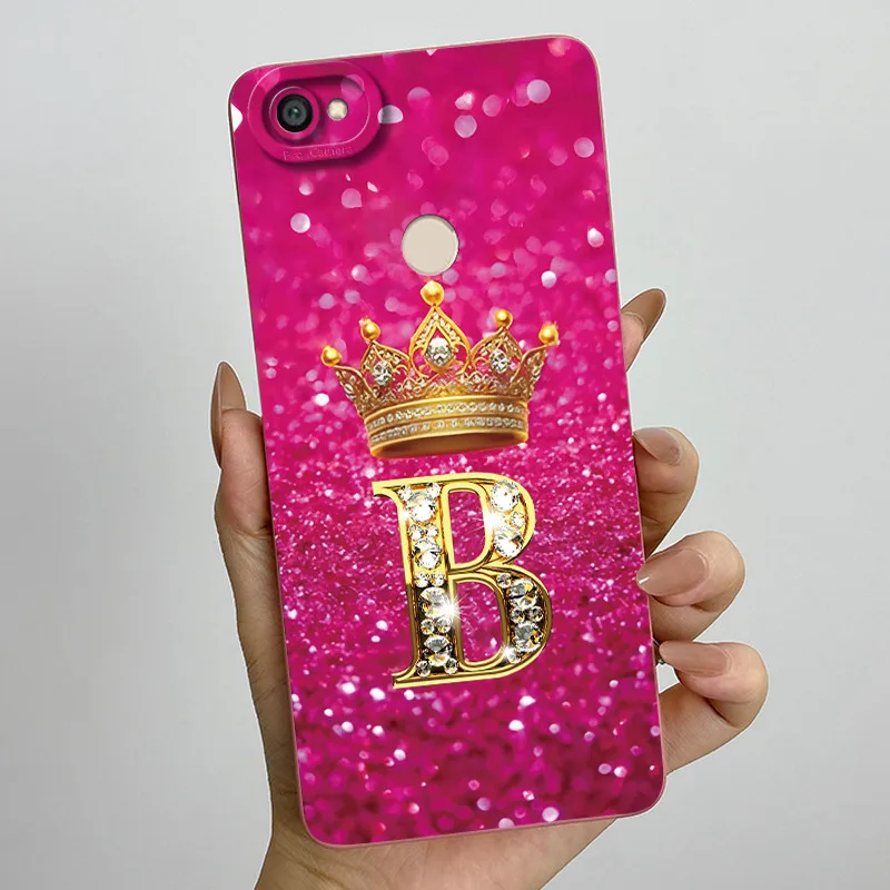 Para Xiaomi Redmi Note 5a funda de lujo corona letras lente de silicona suave cubierta protectora completa para Redmi Note5A Prime Fundas de teléfono - imagen 3