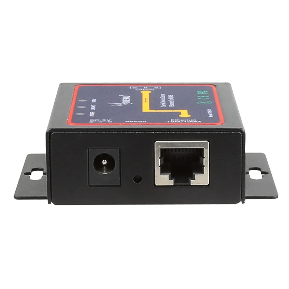 Servidor de dispositivo serie industrial RS485 a Ethernet TCP/IP LAN Convertidor 485 a adaptador RJ45 - imagen 4