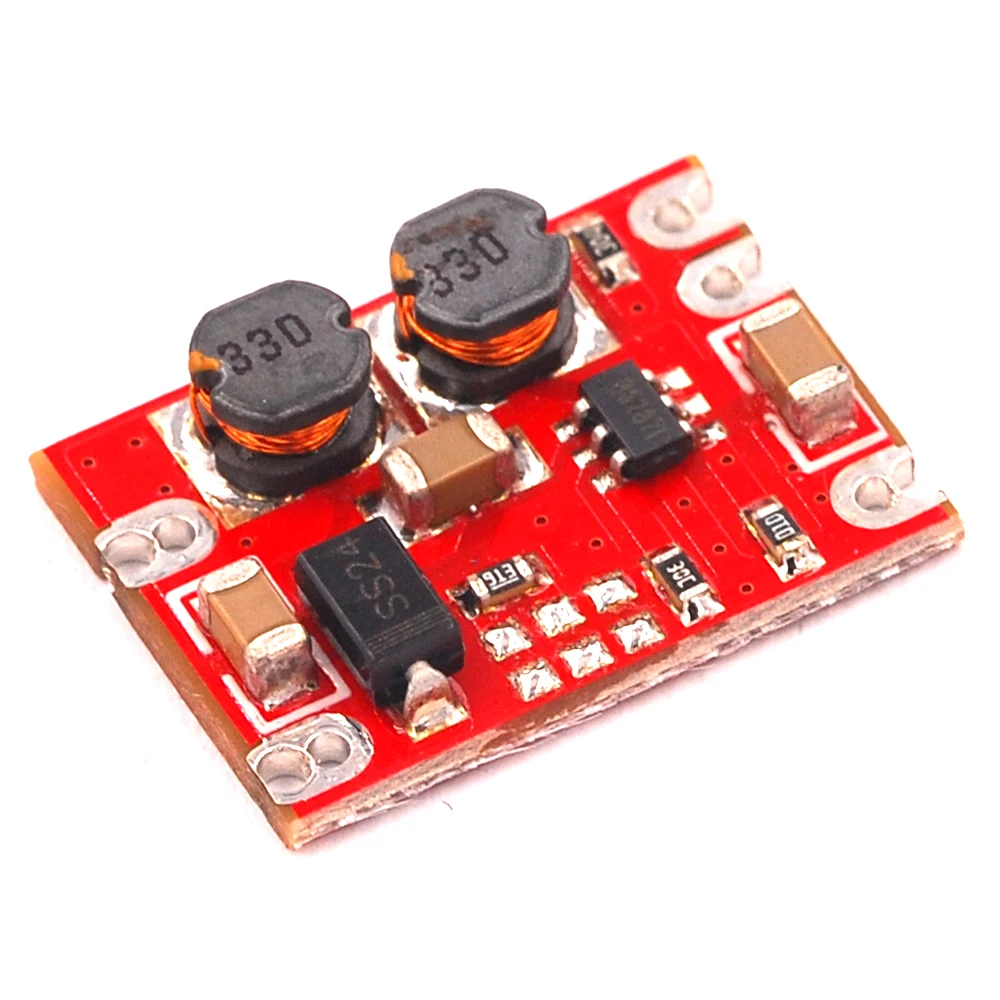 Módulo de potencia Buck Boost automático DC-DC, 3V-15V a 5V, 2,5 V-15V a 3,3 V, placa de aumento y bajada, PCB electrónico DIY