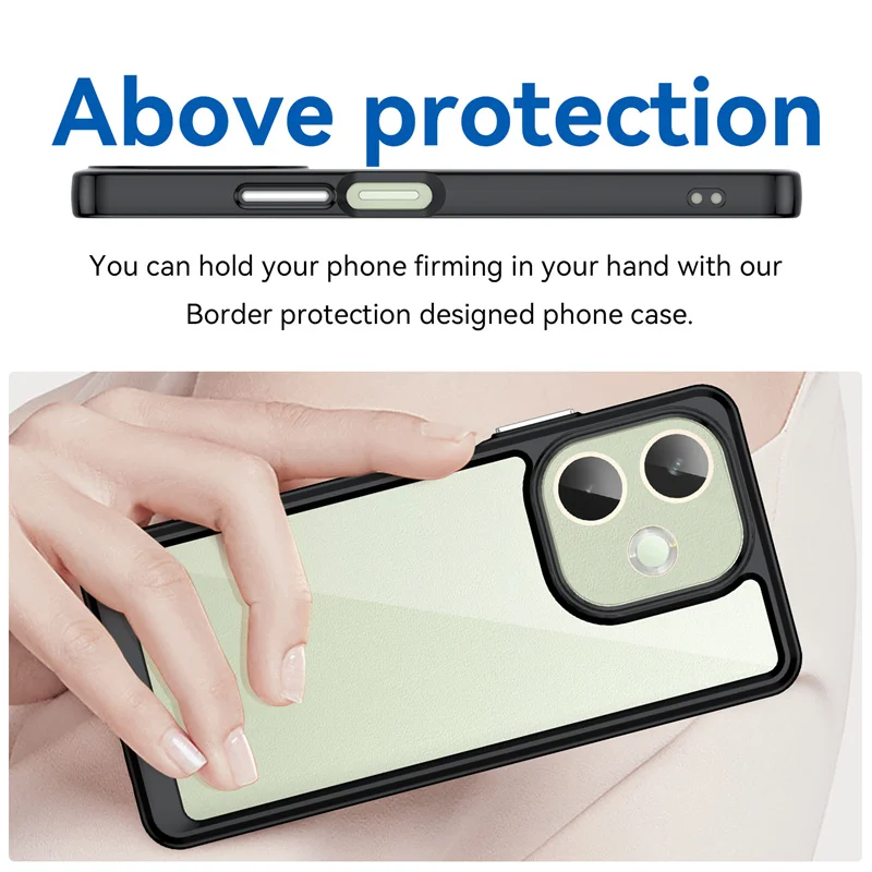 Transparent Colorful TPU Case for OPPO A5 Pro 5G Protective Cover Clear Fundas Coque Capa - imagen 3