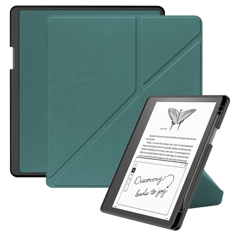 Funda inteligente para Kindle Scribe 2022, carcasa trasera de TPU con soporte plegable múltiple de 10,2 pulgadas para Kindle Scribe, 2022 con apagado/Encendido automático