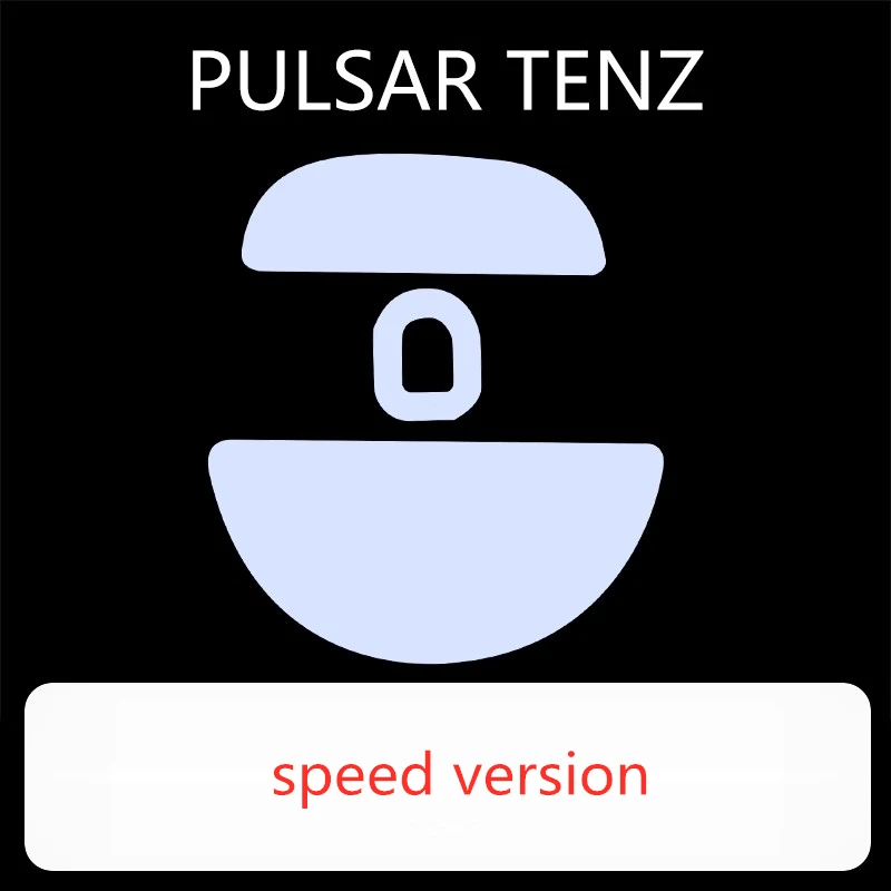 1 Juego de patines de ratón ultrafraglide Meow Gaming Gear para PULSAR TENZ Control de freno pies silencioso versión ICE ratones deslizan PTFE 0,75mm - imagen 4