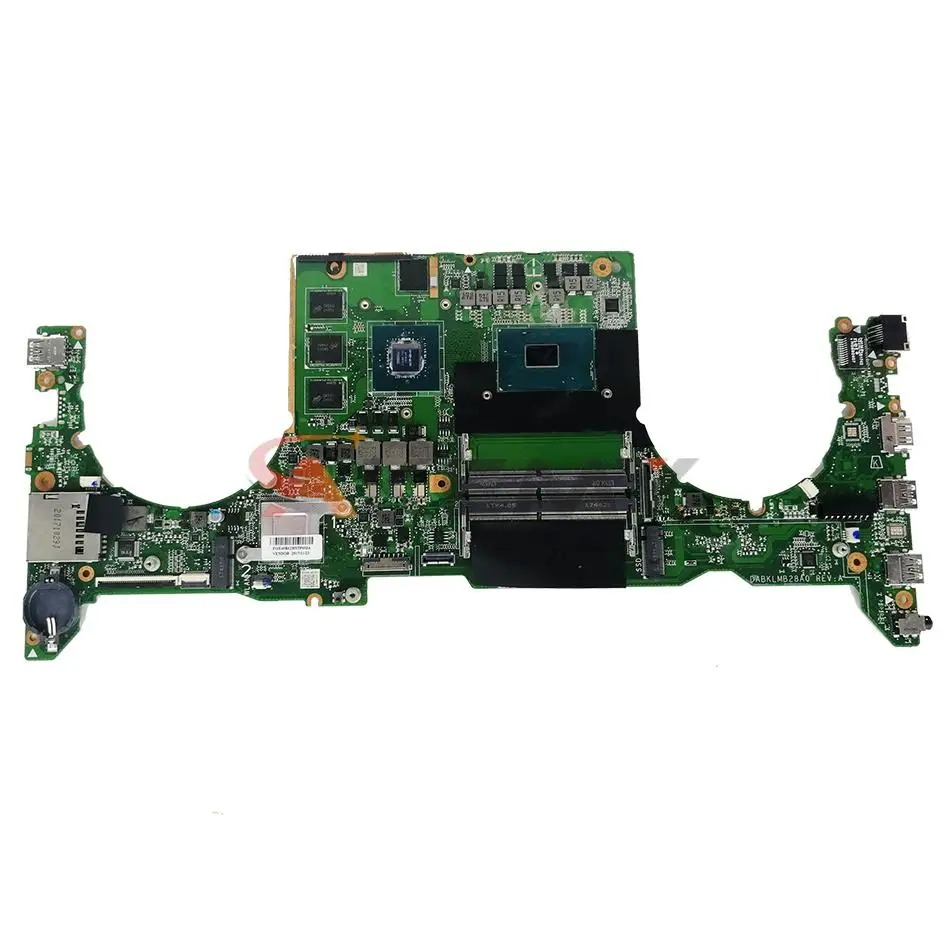 Para ASUS GL503VD FX63VD ZX63V S5A FZ63VD GL503VE FX503V GL503V placa base para ordenador portátil FX503VD placa base FX63V DABKLMB28A0 probado - imagen 2