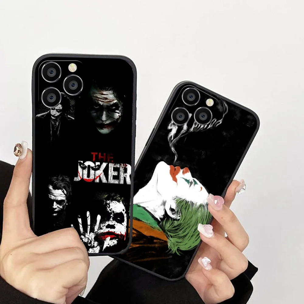 BY-46 Joker Smoking Funda blanda para iPhone XR 5 5S 6 6S 7 8 SE 15 16 Plus Pro Max - imagen 5