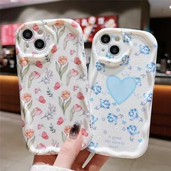 Funda Silicona Samsung Antigolpes Floral 3D para Smartphone