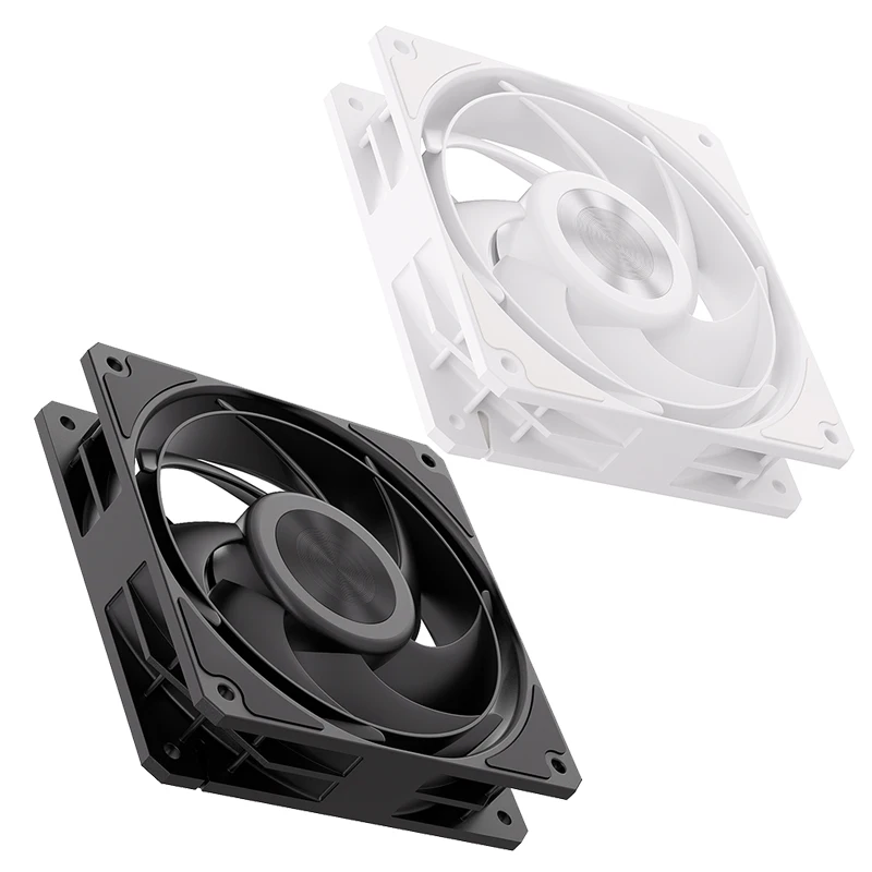 TEUCER B12 ventilador de refrigeración de alto rendimiento 120mm 4 pines PWM 3000RPM ventilador con cubierta alta presión de viento rodamientos de bolas dobles enfriador de aire de PC - imagen 5