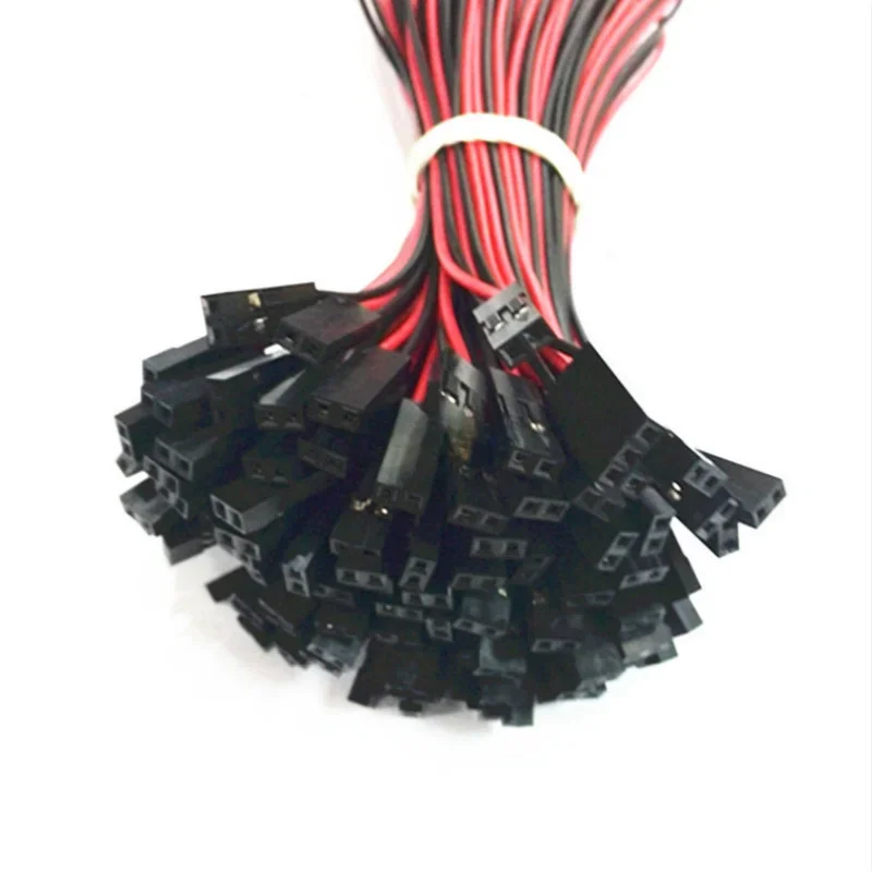20 unids/lote Cable Dupont de 2 pines Cable conector de puente hembra de 2 pines 2P 10cm/20cm/30cm de longitud para impresora 3D - imagen 5