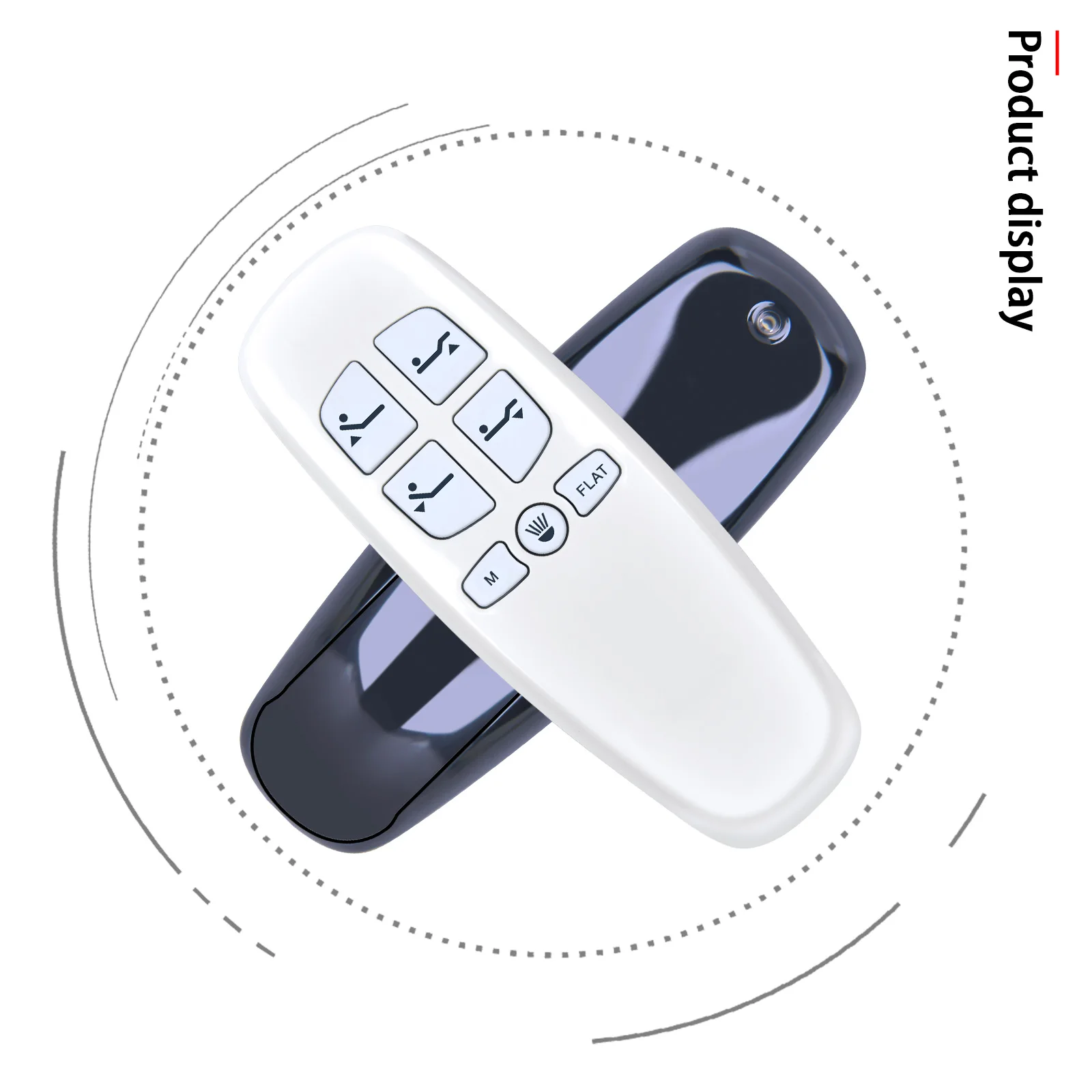 Nuevo Control remoto Richmat HJH13D para Base de cama ajustable Milemont y Lucid, color blanco - imagen 4