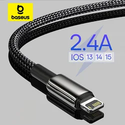 Cable USB Baseus Lightning Carga Rápida iPhone 14 13 12