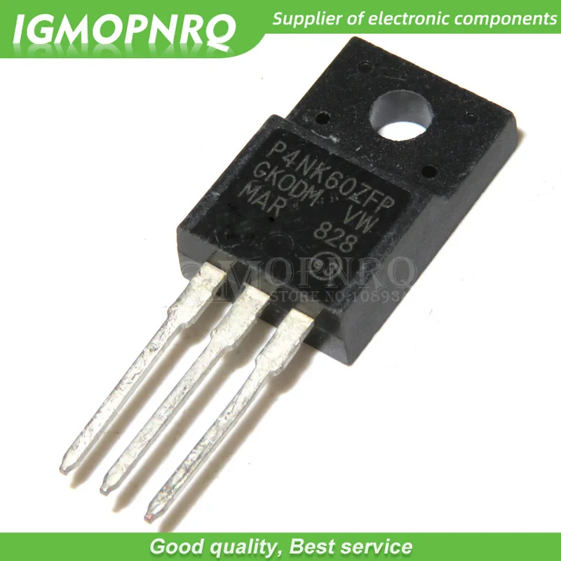 STP4NK60ZFP P4NK60ZFP 4N60 TO-220 plástico nuevo y original, lote de 10 unidades