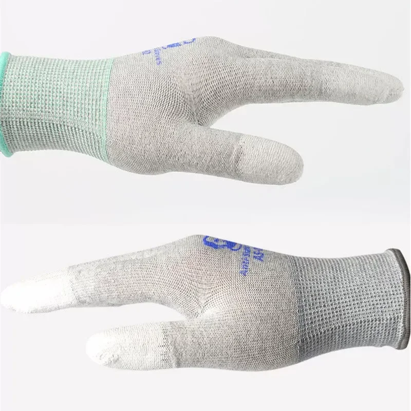 Nuevos guantes mecánicos AS02 elásticos antideslizantes de fibra de carbono para reparación de piezas electrónicas de teléfono guantes protectores antiestáticos - imagen 5