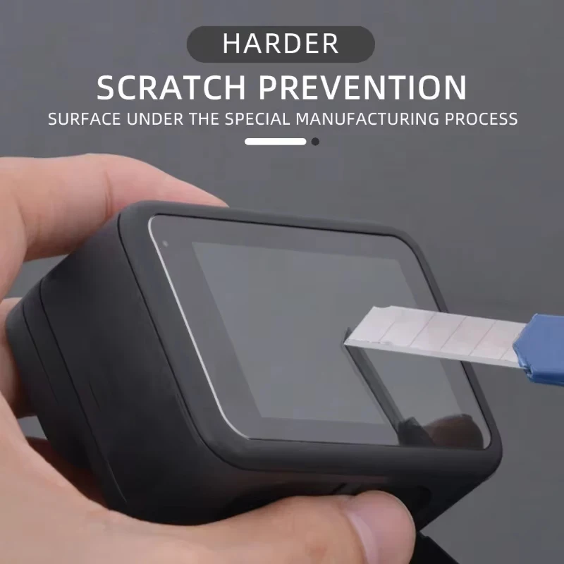 Hero 11/10/9/8 Protector de pantalla de vidrio templado negro película protectora de protección de lente para Go Pro Hero 8 9 10 11 - imagen 4