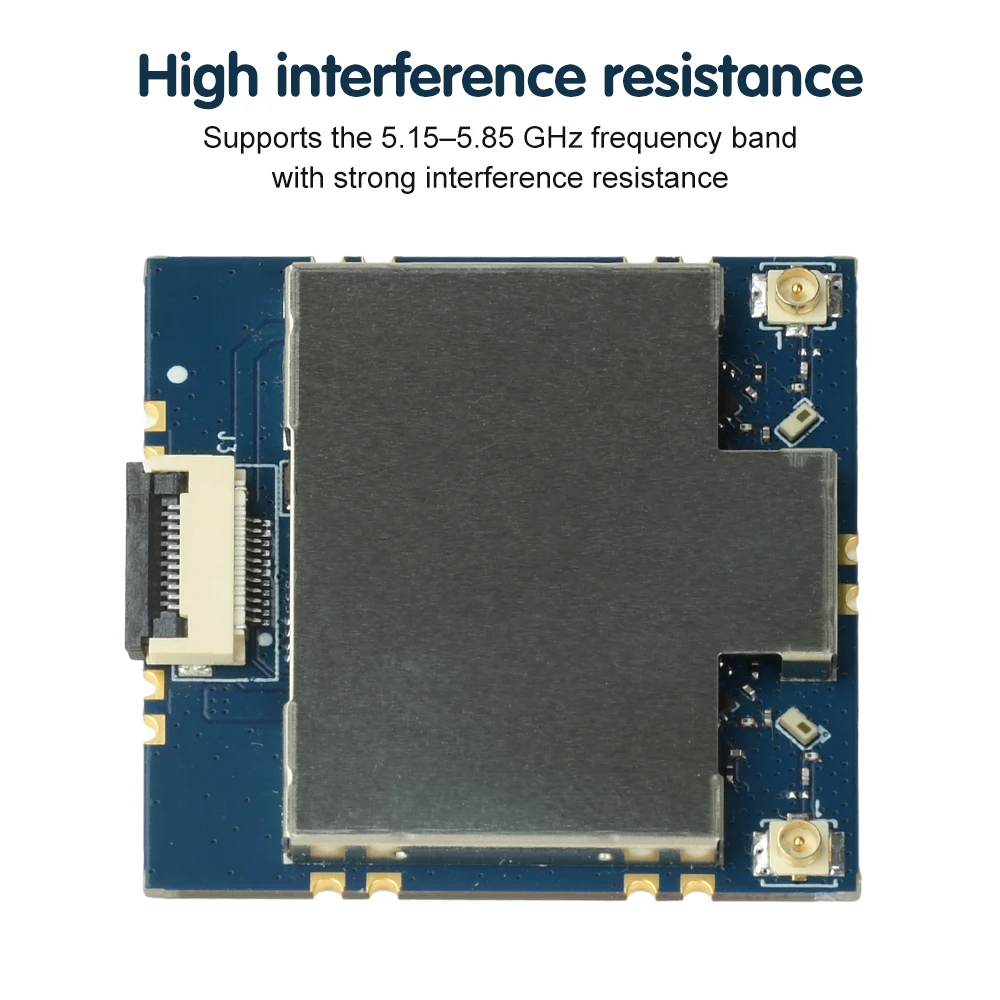 Módulo de transmisión de vídeo inalámbrico para Dron de alta potencia 5G, transmisión HD de largo alcance, módulo de transmisión de vídeo para Dron WIFI mejorado FEM - imagen 2