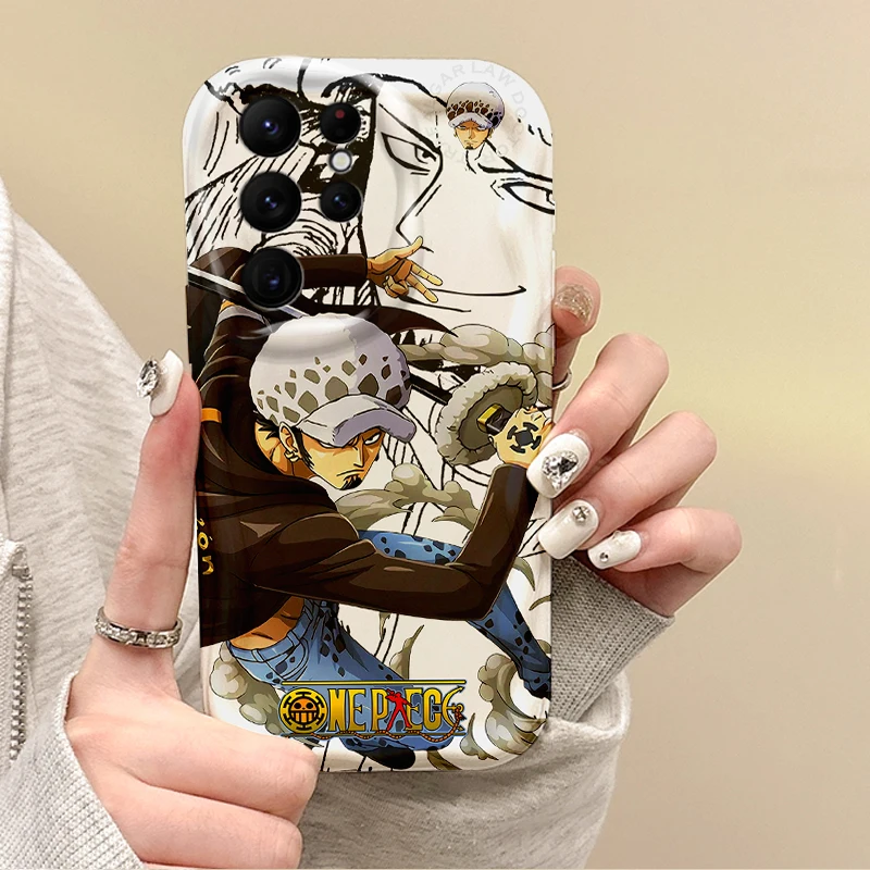 Nueva funda de teléfono de Anime de piezas o para Samsung Galaxy S25 S24 S23 S22 Ultra Plus S24 FE A73 A72 A55 A54 funda de silicona a prueba de golpes - imagen 4