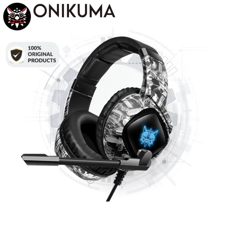 ONIKUMA K19 Gaming Headset Headphones Wired Noise Cancelling Stereo Earphones With Mic - imagen 2