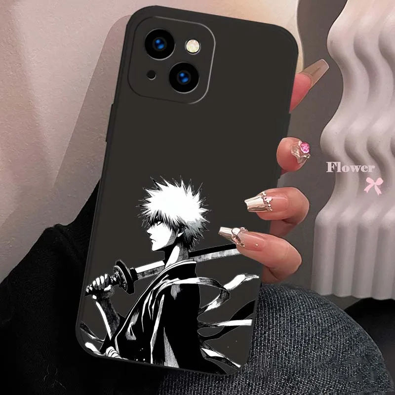 Anime Bleach para Apple IPhone 17 16 15 14 13 12 11 Pro Max Plus funda protectora de aire suave para teléfono - imagen 3