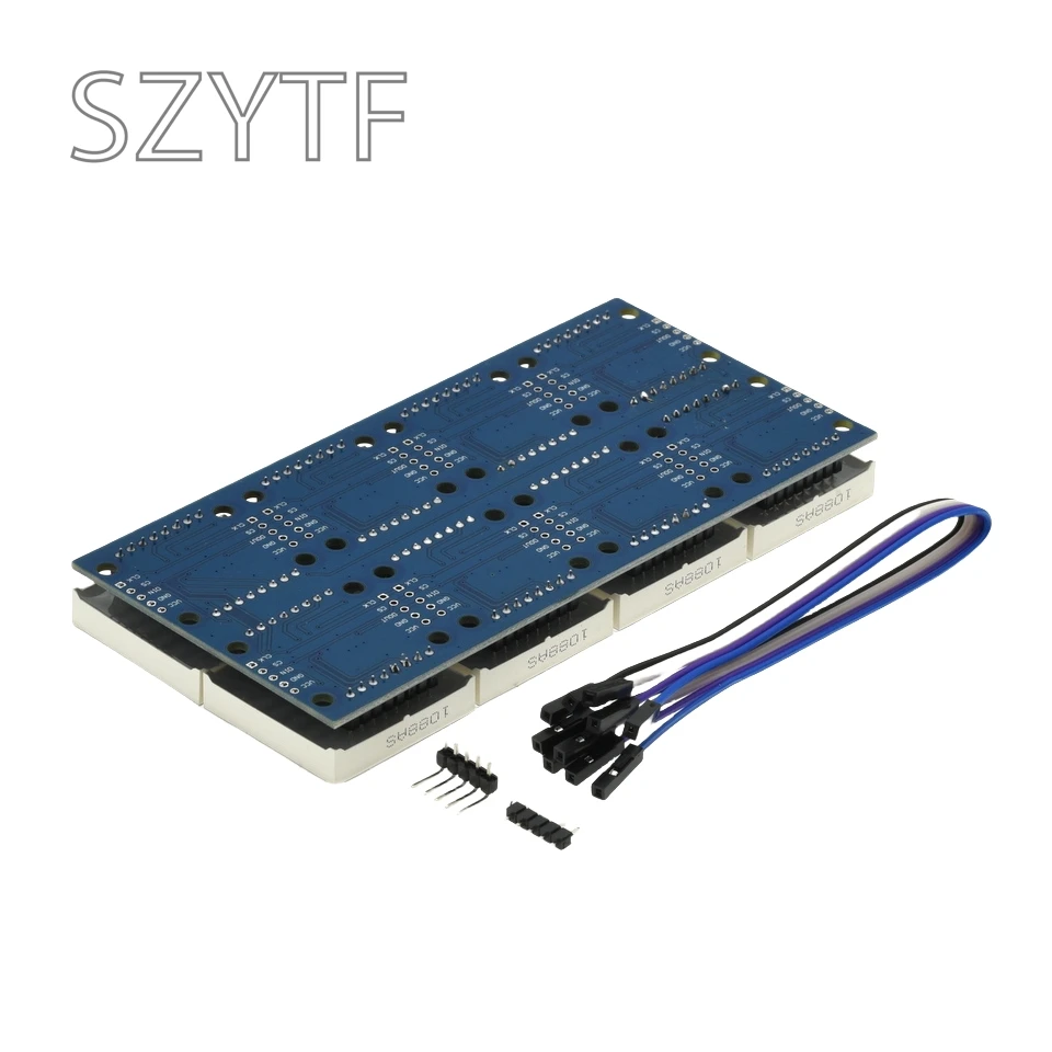 Unidad de Control de microordenador MAX7219 Dot Módulo de matriz, módulo de un solo Chip de 8 bits, Módulo De Pantalla LED - imagen 3