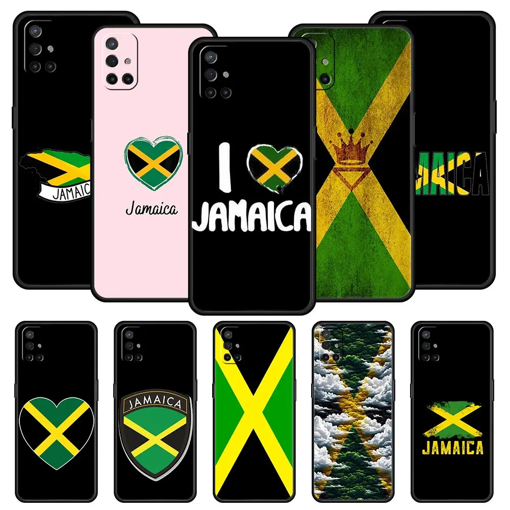 Funda de teléfono con bandera nacional de Jamaica para OnePlus 15 13 12 11 10 9 8 13T 10T 7T Pro 13R 12R 9RT 8T Nord 4 2T CE 2 3 5G Lite