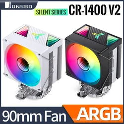 Jonsbo CR1400 V2 ARGB - Enfriador CPU silencioso 4 tubos AM4/AM5