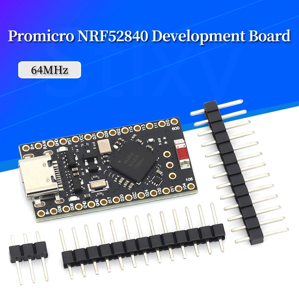 Placa de desarrollo NRF52840 Compatible con Nice Nano V2.0 Bluetooth compatible con gestión de carga Pro Micro