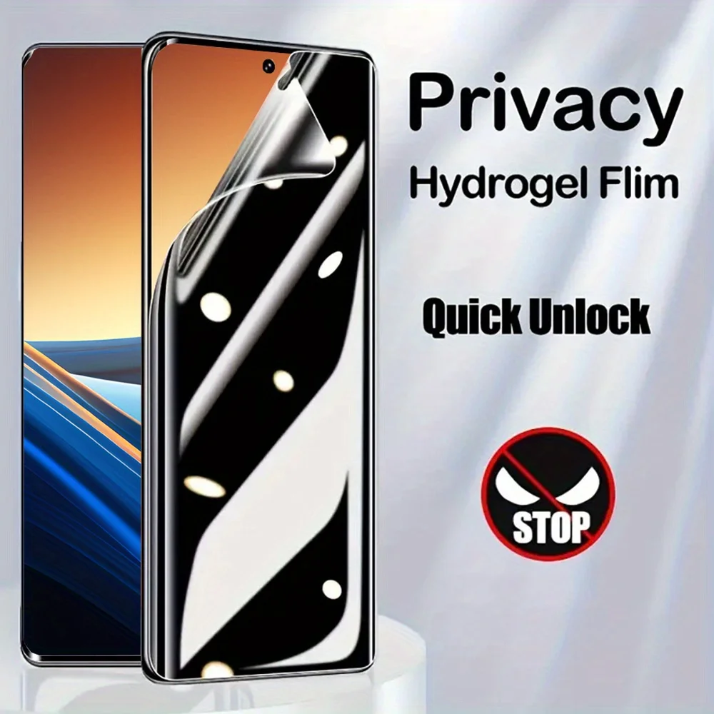 3 uds Anti espía hidrogel de privacidad para Realme Narzo 80 Lite 4G 60x N65 70x 80X 70 80 Pro Turbo 5G N61 N63 película protectora de pantalla - imagen 2