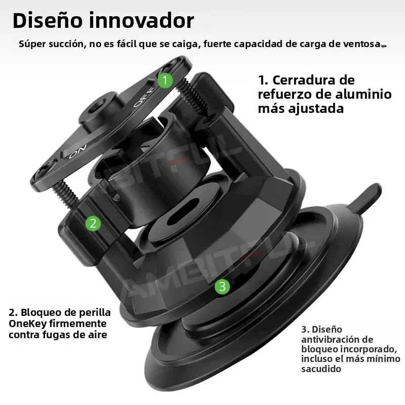 Soporte para tableta para salpicadero Lanparte, soporte para coche con ventosa y abrazadera grande para tableta Apple iPad Samsung Galaxy Tab de 6 "-11" - imagen 3