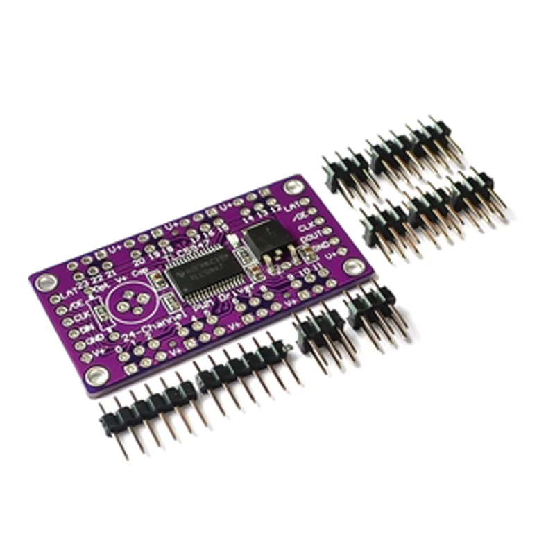 Módulo de Controlador LED PWM de 12 bits y 24 canales, dispositivo con Oscilador interno, 3-5,5 V, TLC5947 - imagen 5