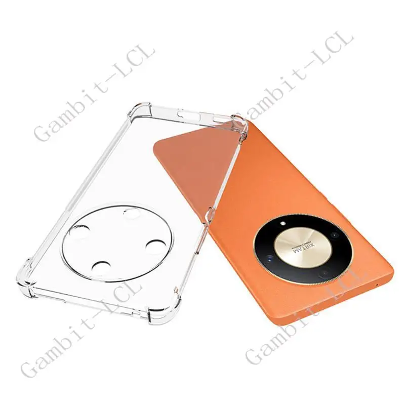 Soporte de anillo trasero para Honor X9b X50 Magic6 Lite, 6,78 ", ALI-AN00 2023, funda de teléfono de silicona suave TPU Original a prueba de golpes - imagen 2