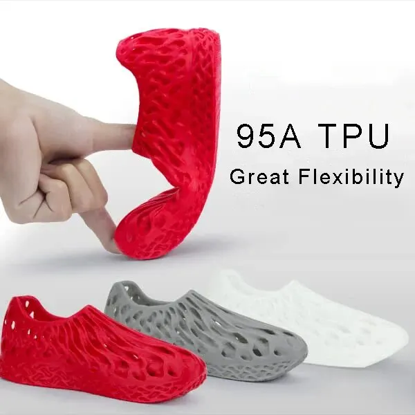 EasyThreed Impresión 3D Filamento flexible TPU Diámetro 1,75 mm Peso neto 250 g Longitud 80 M Material suave - imagen 3