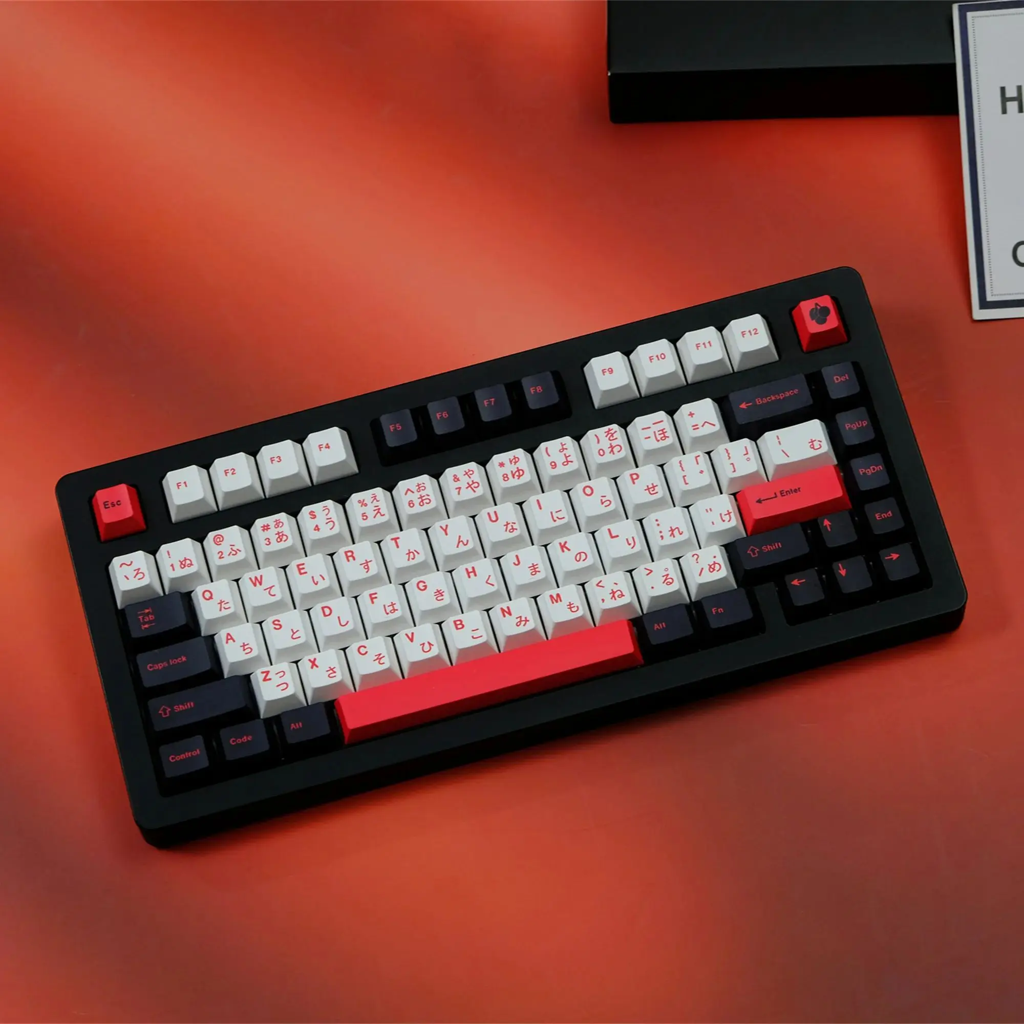 Teclas japonesas minimalistas en blanco y negro, 151 teclas, Material PBT, perfil CHERRY DYE-SUB para teclado mecánico CHERRY MX Switch - imagen 2