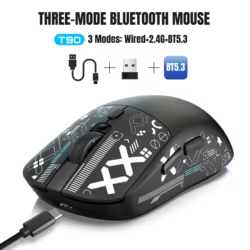 Ratón Inalámbrico RGB Bluetooth Recargable para PC y Tableta