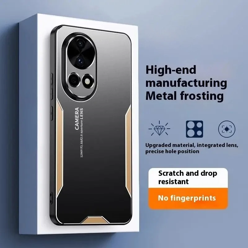 Para Huawei Nova 13i 13 I aleación de aluminio de lujo Metal a prueba de golpes parachoques cámara protege la caja del teléfono para Nova 13 Pro 12 Nova13i - imagen 3